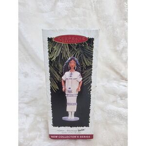Hallmark Keepsake Ornament 1996‎ Native American Barbie Dolls of the World